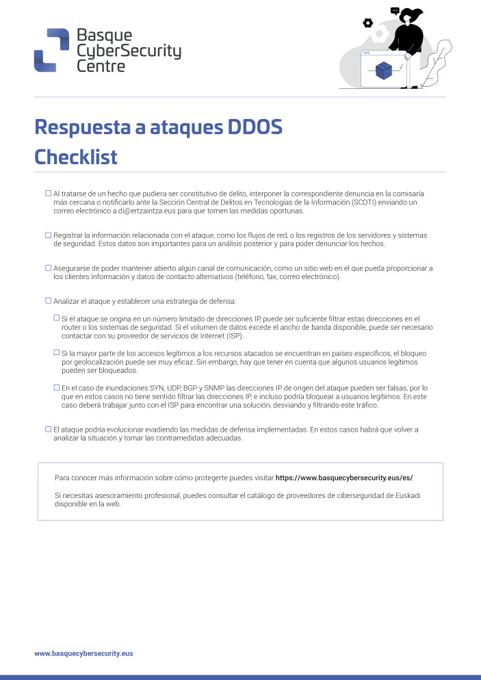 Respuesta a ataques DDOS